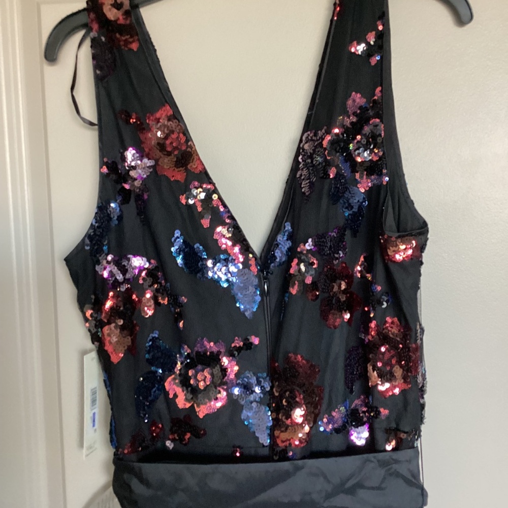 Eliza J Sequin Satin Bow Mermaid Gown 18 (similar to 14W) - Picture 10 of 16